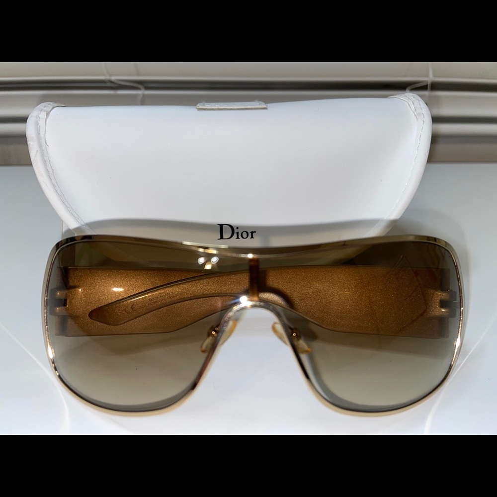 Dior Gold with Swarovski Crystals Sunglasses